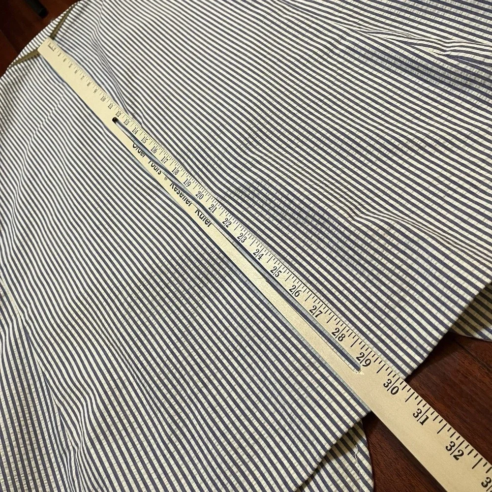 BROOKS BROTHERS Blazer Men 46 Short Wool USA Union Stripe Seersucker Suit Coat